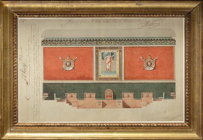 Proyecto de decoración para la Gran Cámara del Tribunal de Casación de Pierre Francois Leonard Fontaine