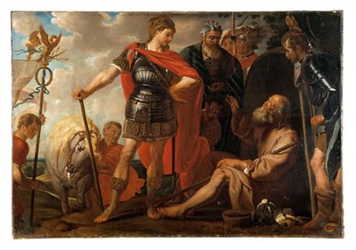 Alejandro y Diógenes de Pierre François Antoine de Goesin