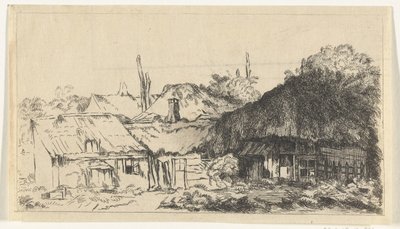 paisaje inacabado de Pierre François Basan (workshop of)