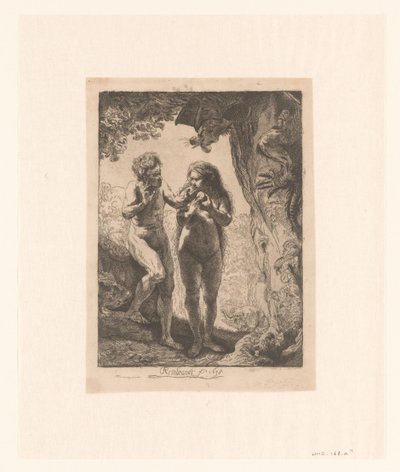 Adán y Eva de Pierre François Basan