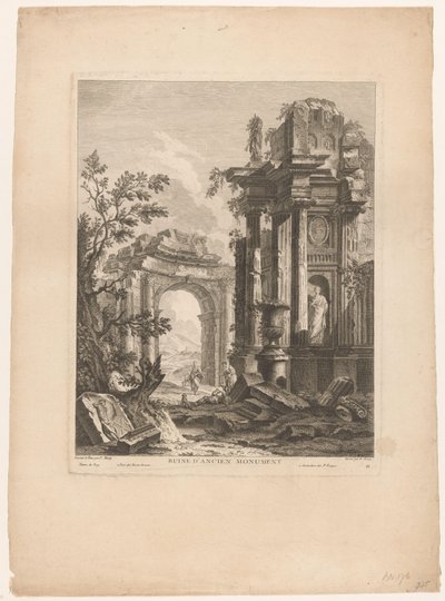 Ruina de un monumento antiguo Ruine d