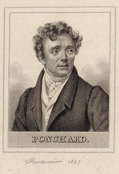 Retrato del cantante de ópera Louis Antoine Eléonore Ponchard 1787-1866, 1827 de Pierre François Bertonnier