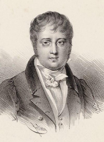 Retrato del Compositor Nicolò Isouard 1775-1818 de Pierre François Ducarme
