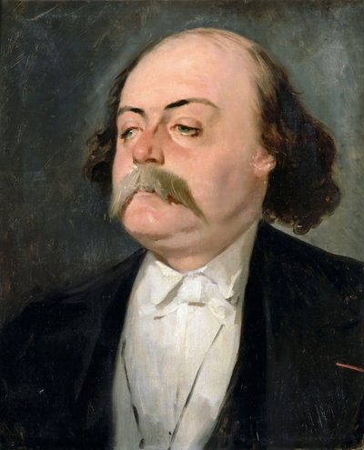 Retrato de Gustave Flaubert 1821-1880 de Pierre François Eugène Giraud