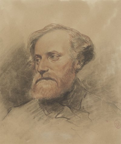 Retrato del pintor Alexandre Gabriel Decamps de Pierre François Eugène Giraud