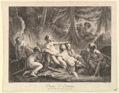 Diana y Acteón de Pierre François Tardieu