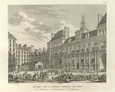 Ataque a la Casa Comunal de París de Pierre Gabriel Berthault