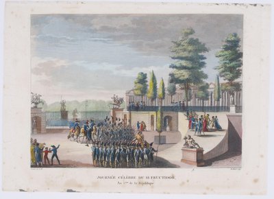 El golpe de estado del 18 de Fructidor, Año V, 1804 de Pierre Gabriel Berthault