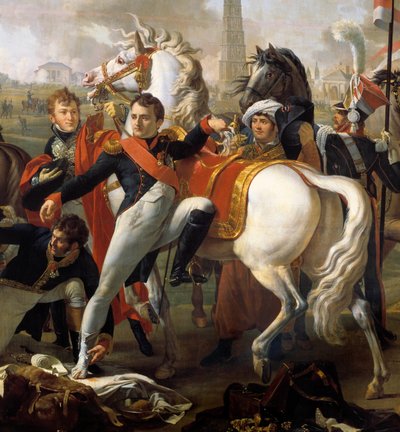Napoleón I, herido frente a Ratisbona, es tratado por el cirujano Yvan, 23 de abril de Pierre Gautherot