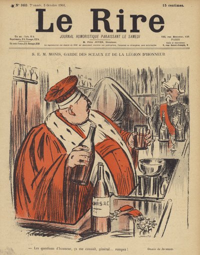 Ilustración para Le Rire de Pierre Georges Jeanniot