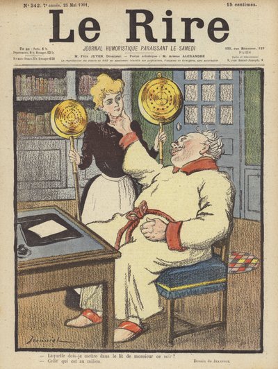 Ilustración para Le Rire de Pierre Georges Jeanniot
