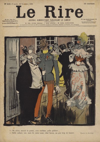 Ilustración para Le Rire de Pierre Georges Jeanniot