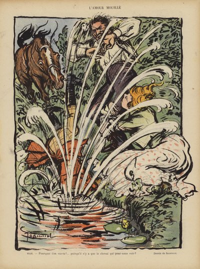 Ilustración para Le Rire de Pierre Georges Jeanniot