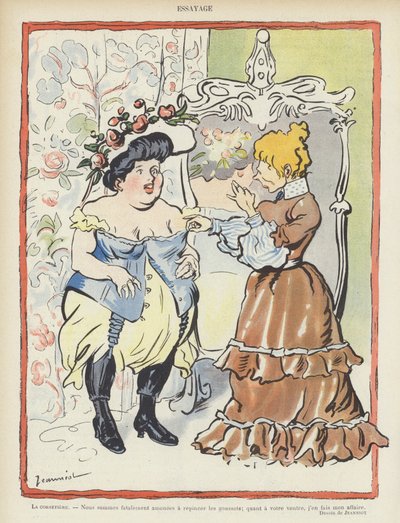 Ilustración para Le Rire de Pierre Georges Jeanniot