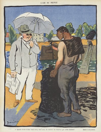 Ilustración para Le Rire de Pierre Georges Jeanniot
