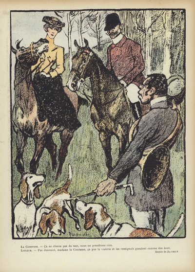 Ilustración para Le Rire de Pierre Georges Jeanniot