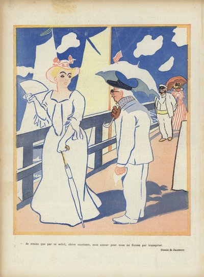 Ilustración para Le Rire de Pierre Georges Jeanniot