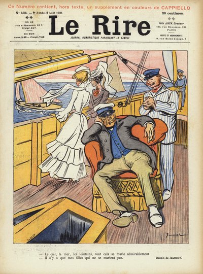 Ilustración para Le Rire de Pierre Georges Jeanniot