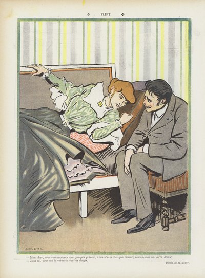 Ilustración para Le Rire de Pierre Georges Jeanniot