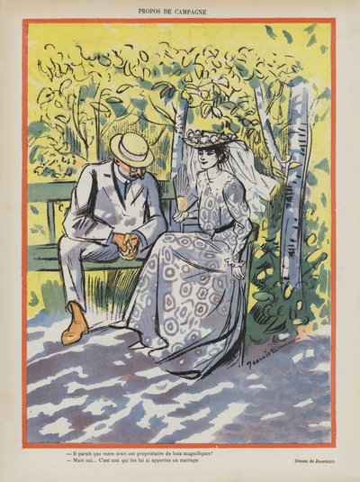 Ilustración para Le Rire de Pierre Georges Jeanniot