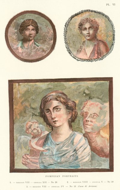 Retratos Pompeianos de Pierre Gusman