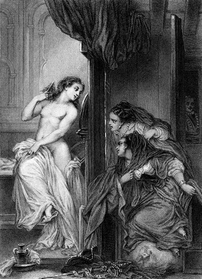 El cuento de Jenni, de Voltaire de Pierre Gustave Eugene (1817 82) Staal