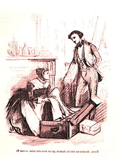 Charles Grandet y Nanon, ilustración de 