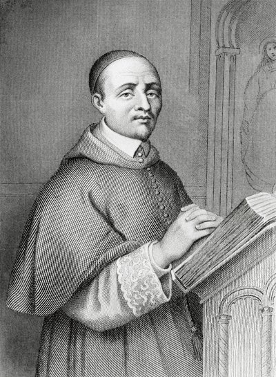 Retrato de Giulio Alberoni (1664-1752), cardenal y estadista italiano, primer ministro de Felipe V de España, grabado de Pierre-Gustave-Eugene Staal (1817-1882). de Pierre Gustave Eugene (1817 82) Staal