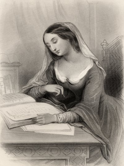 Heloísa (1101-60) ilustración de 