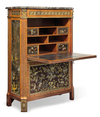 Secretaire a Abbatant Luis XVI, finales del siglo XVIII de Pierre Harry Mewesen