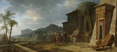 Alejandro en la tumba de Ciro el Grande, 1796 de Pierre Henri de Valenciennes