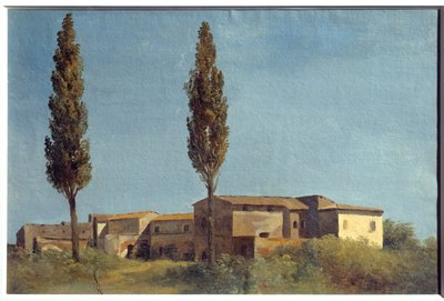 En Villa Farnese, los dos álamos de Pierre Henri de Valenciennes