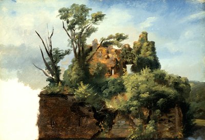 Paisaje con Ruinas, c.1782-5 de Pierre Henri de Valenciennes