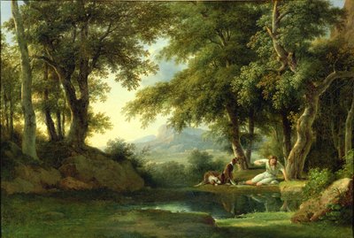 Narciso admirando su reflejo de Pierre Henri de Valenciennes