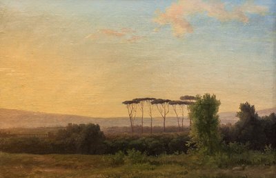Campaña romana (óleo sobre lienzo) de Pierre Henri de Valenciennes