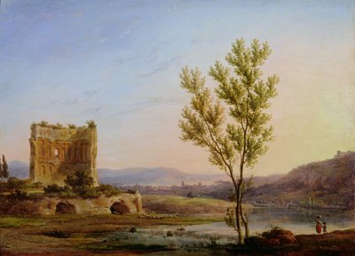 Vista de las afueras de Roma de Pierre Henri de Valenciennes