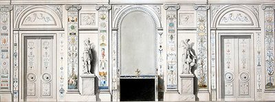 Diseño para un salón de Pierre II Rousseau