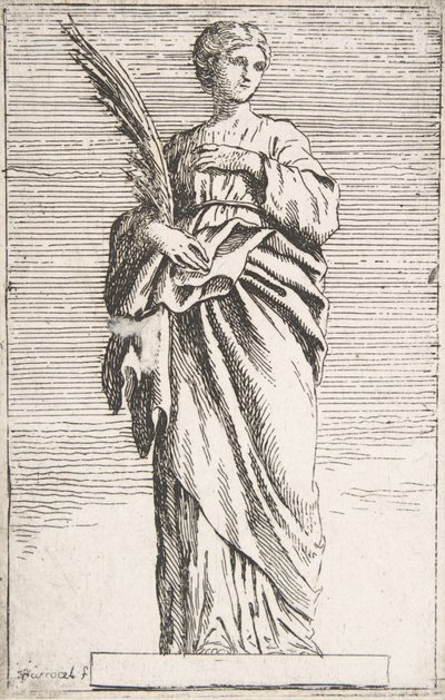 Figura femenina de pie, ca. 1739-1740 de Pierre Ignace Parrocel