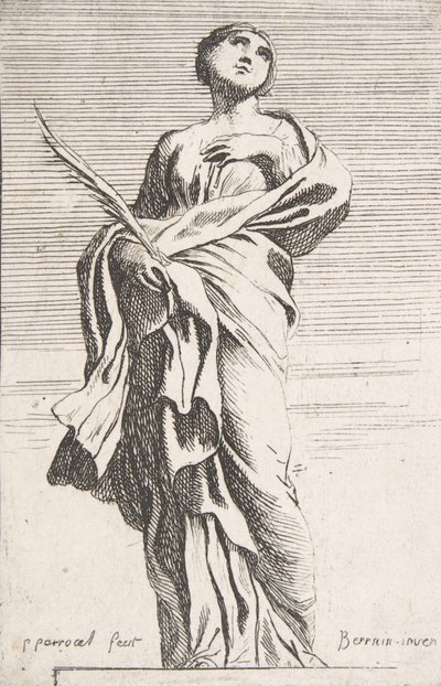 Figura femenina de pie, ca. 1739-40 de Pierre Ignace Parrocel