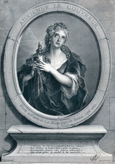 Adrienne Lecouvreur 1692-1730 como Cornelia, 1903 de Pierre Imbert Drevet