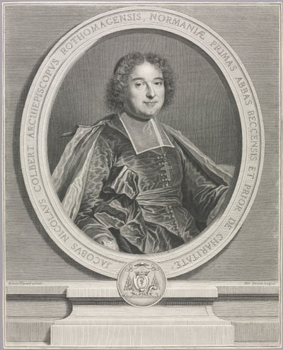 Jacques-Nicolas Colbert de Pierre Imbert Drevet