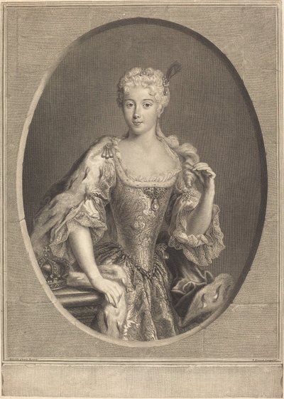 Maria Klementyna Sobieska de Pierre Imbert Drevet, after Antonio David