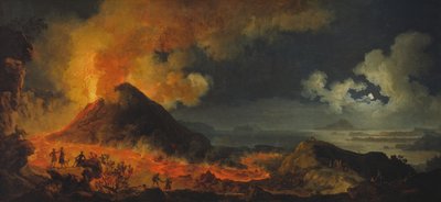 La erupción del Vesubio de Pierre Jacques Volaire