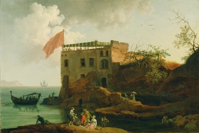 Vista de Gaiola, c.1770-90 de Pierre Jacques Volaire