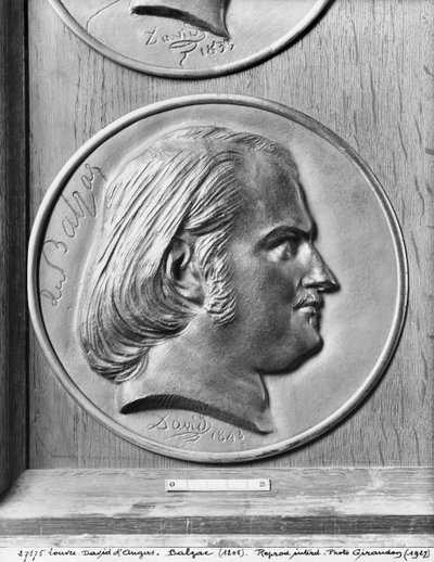Honoré de Balzac, 1843 de Pierre Jean David d