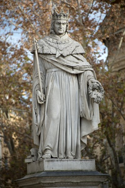 Estatua del Rey René de Pierre Jean David dAngers