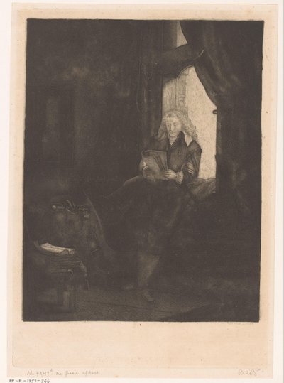 Retrato de Jan Six de Pierre Jean Mariette (attributed to)