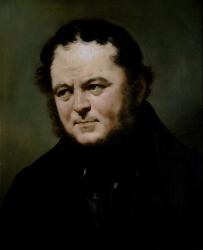 STENDHAL, Retrato 1839 (óleo sobre lienzo) de Pierre Joseph Dedreux Dorcy