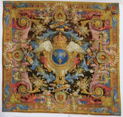 Alfombra Savonnerie de Luis XV de Pierre Josse Perrot