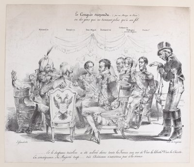 El congreso suspendido, ca. 1829 de Pierre Langlumé